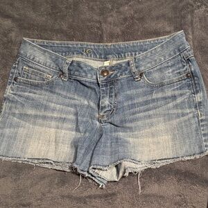LC Lauren Conrad Light Blue Jean Shorts